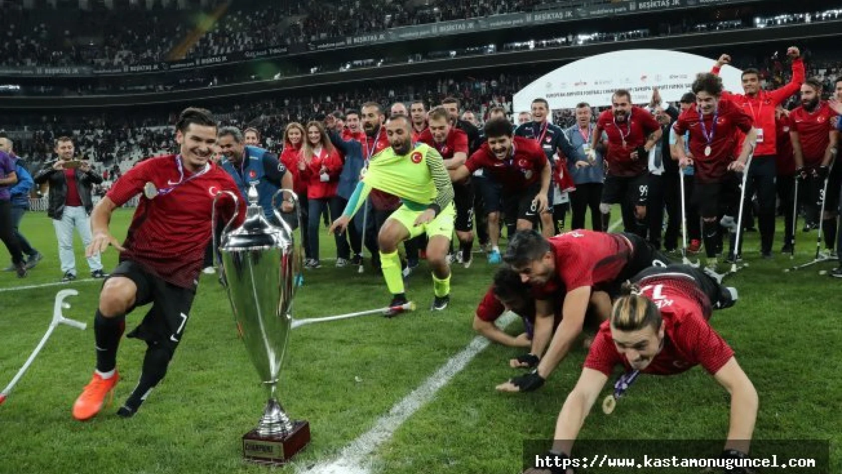 Ampute Milli Futbol Takımı, Avrupa Şampiyonu oldu