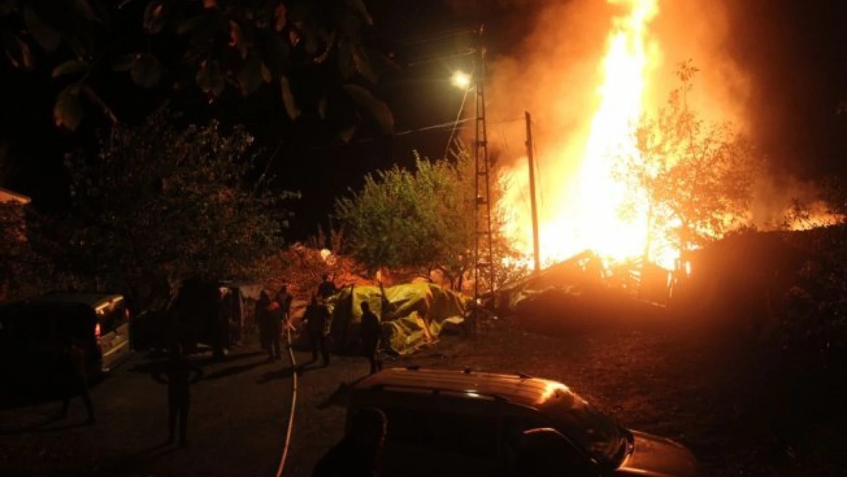 Bozkurt'ta ev yangını
