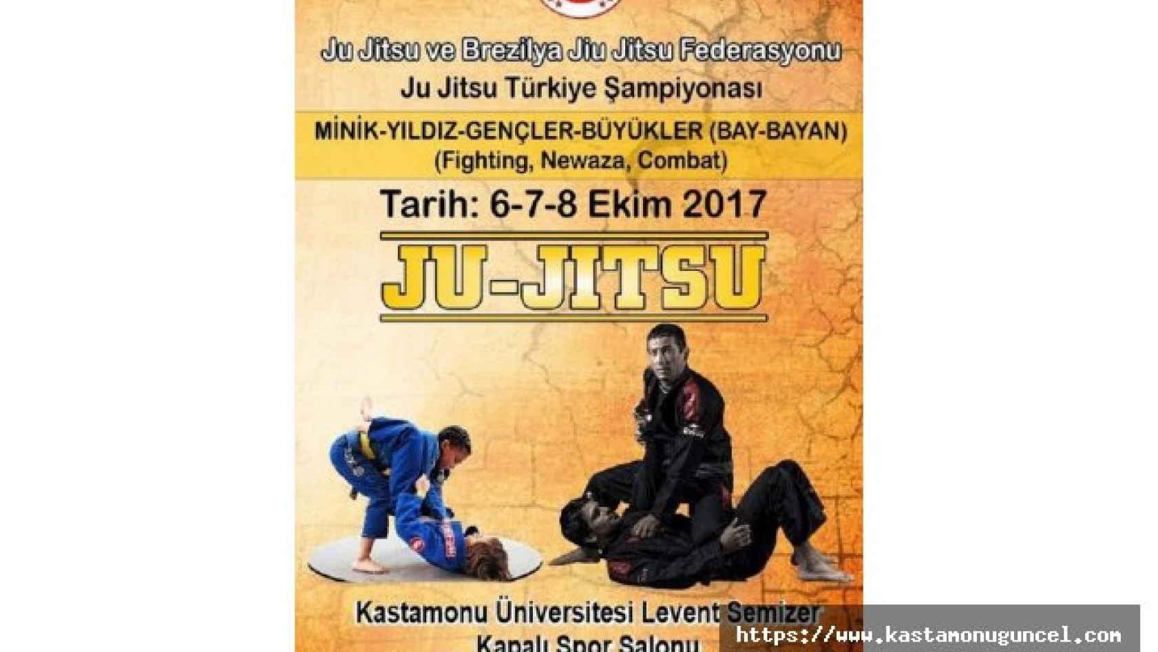 Ju Jitsu Türkiye Şampiyonası Kastamonu'da yapılacak