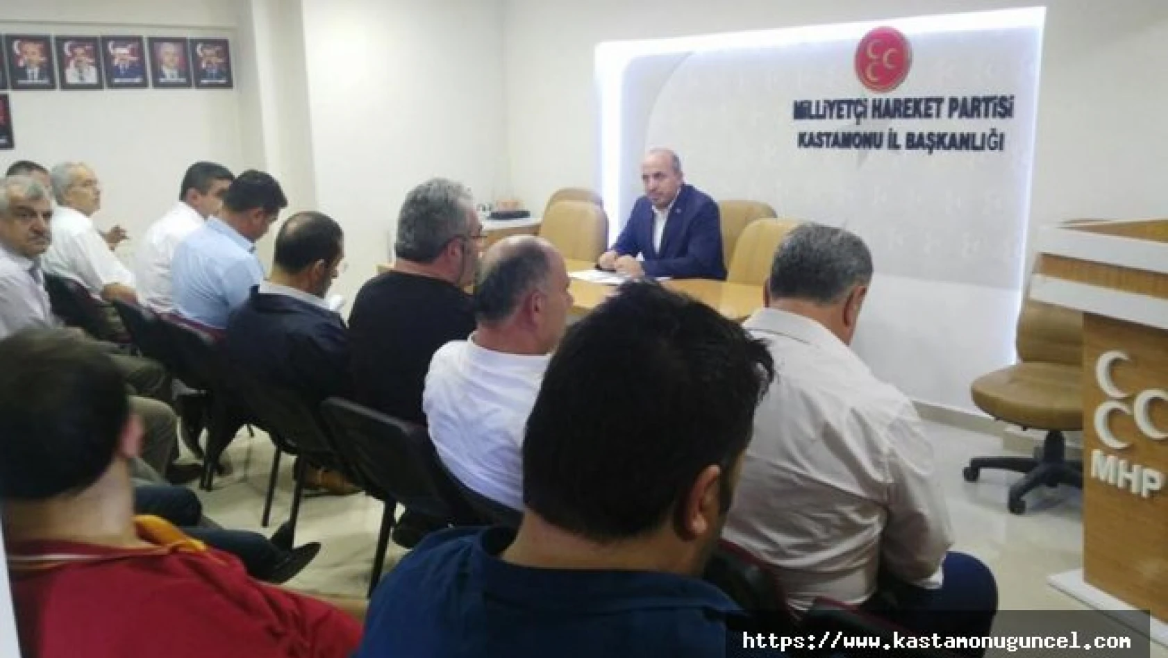 MHP Kastamonu Teşkilatı İlçe Başkanları toplantısı yapıldı