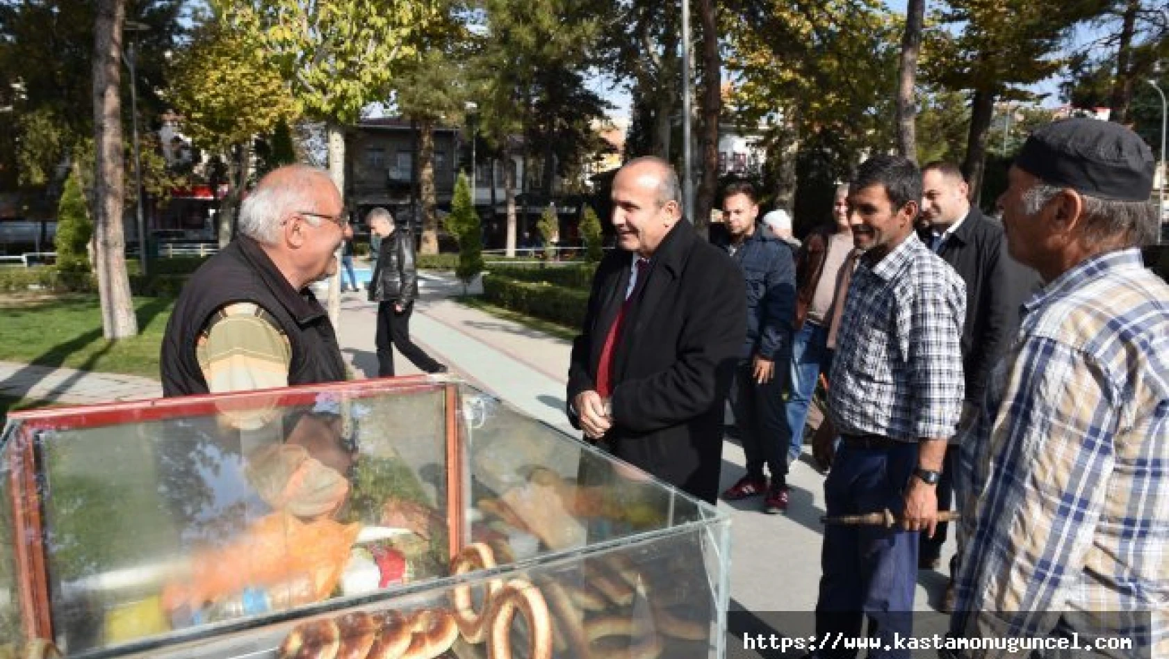 Başkan Arslan, esnaf ve vatandaşları ziyaret etti