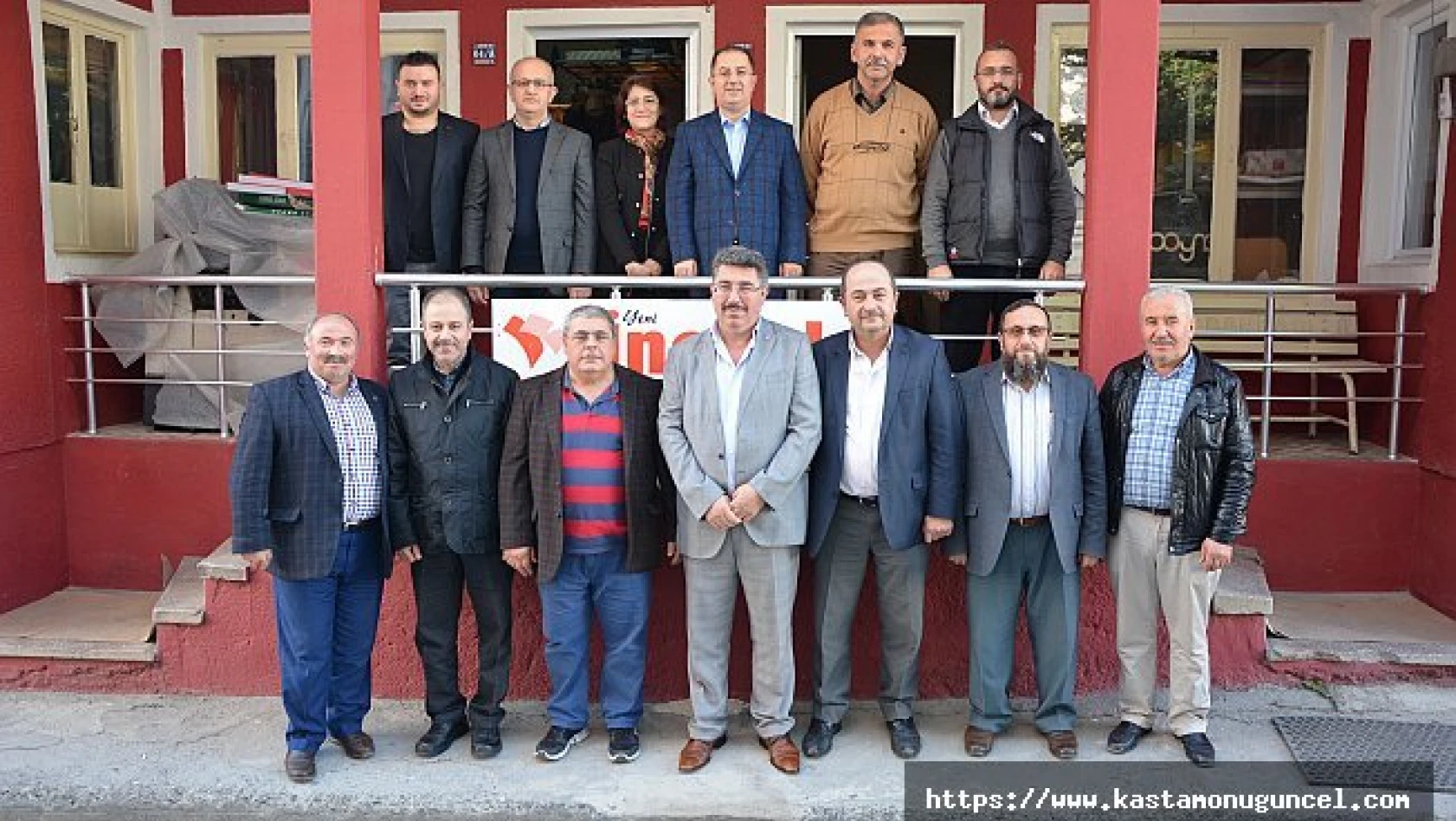 AK Parti İnebolu İlçe Teşkilatından yerel gazeteye ziyaret