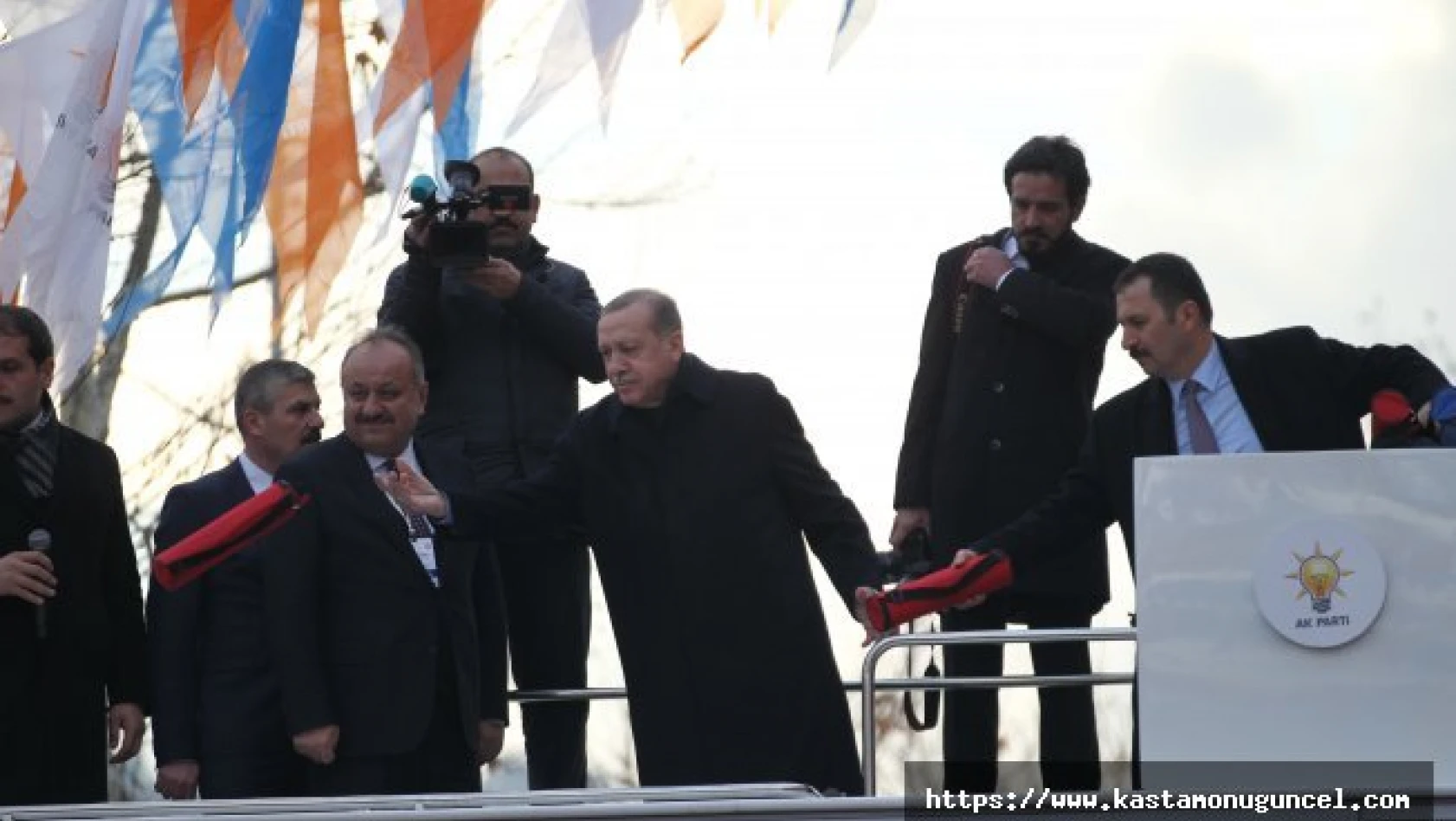 Cumhurbaşkanı Erdoğan Kastamonu'da