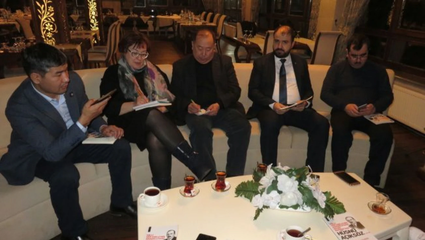Gazeteciler, Yılmaz ile Kastamonu basınını konuştu