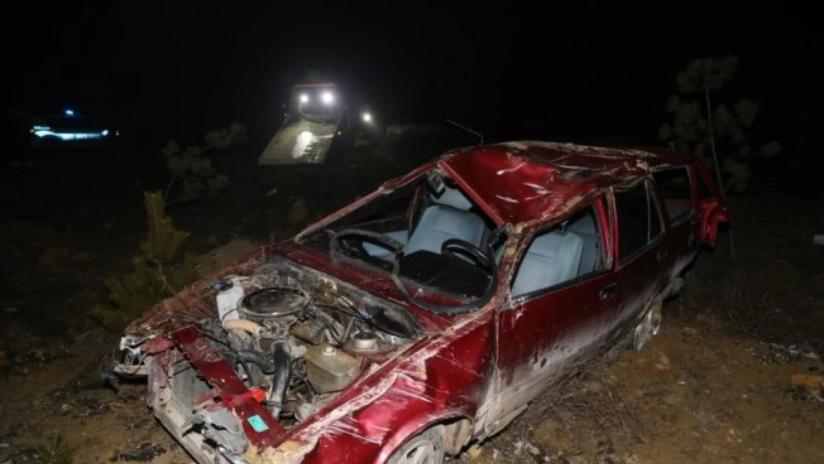 Kastamonu'da otomobil devrildi: 2 yaralı