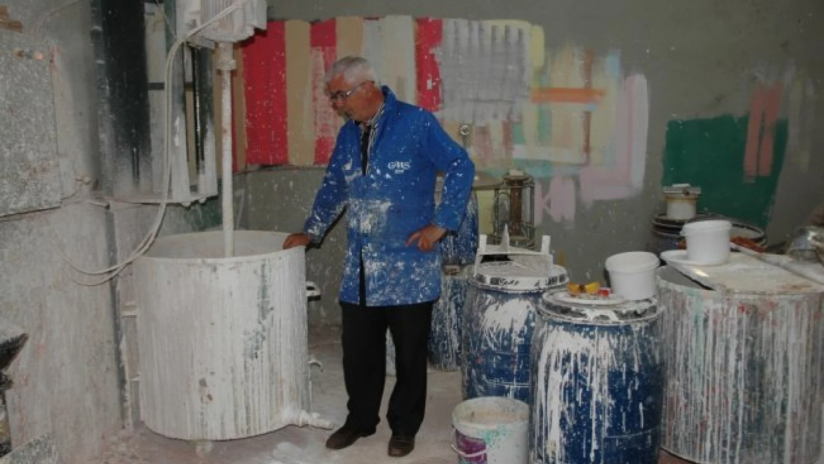Hanönü'de boya imalathanesi açıldı
