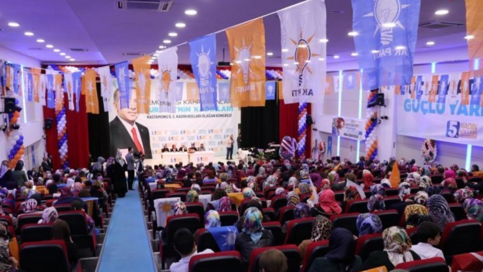 AK Parti Kastamonu İl Kadın Kolları Olağan Kongresi yapıldı