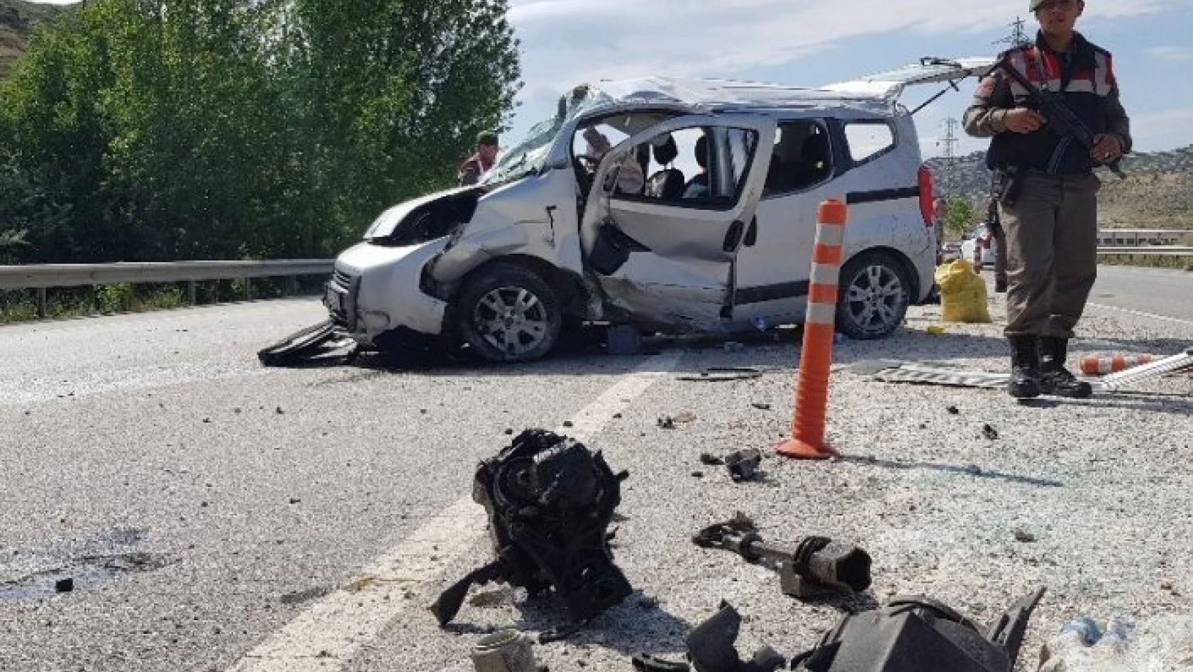 Kastamonu'da trafik kazası: 1 ölü, 4 yaralı