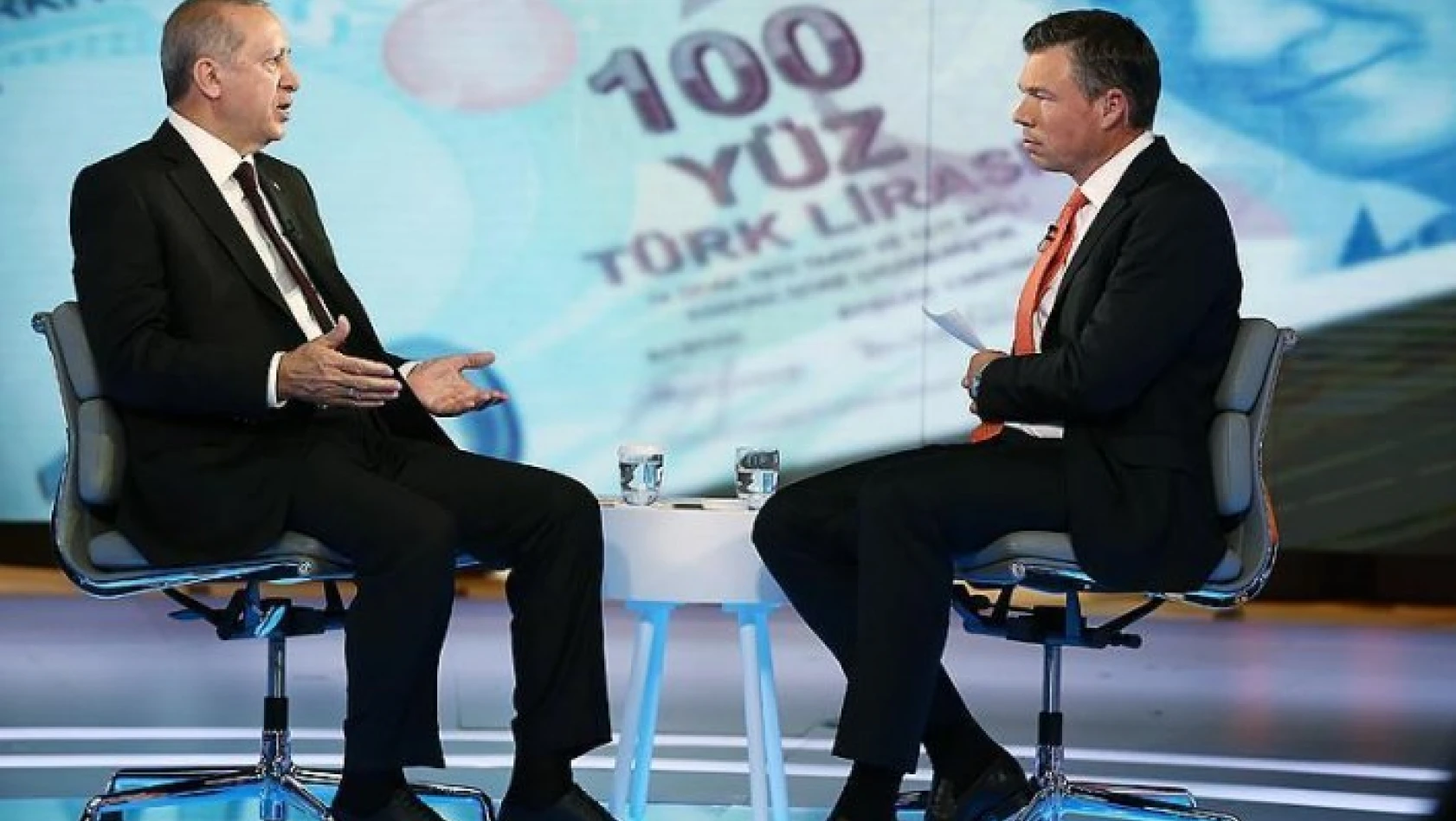 Cumhurbaşkanı Erdoğan, Bloomberg TV'ye konuştu