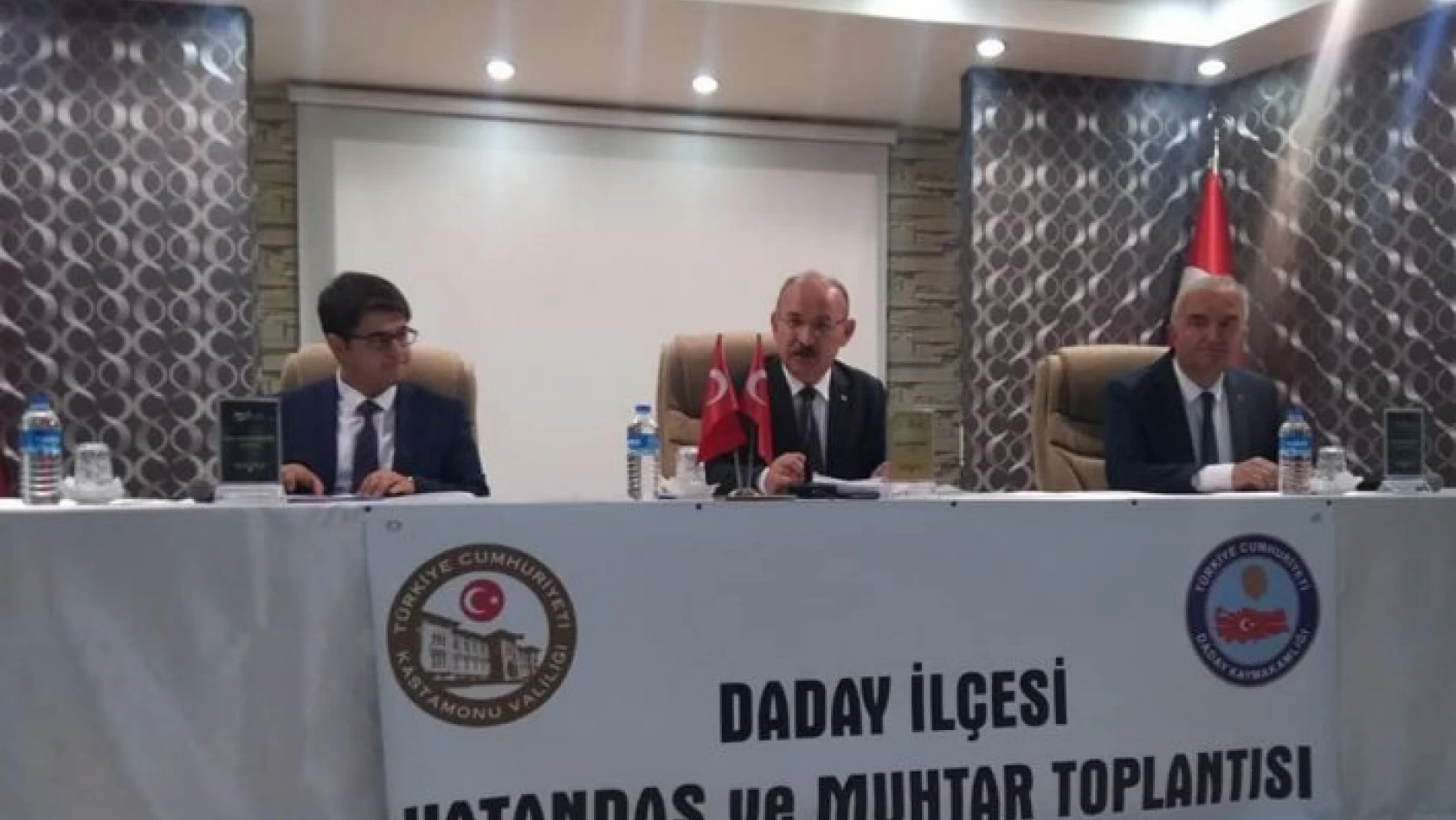 Vali Karadeniz, Daday'da halk toplantısına katıldı