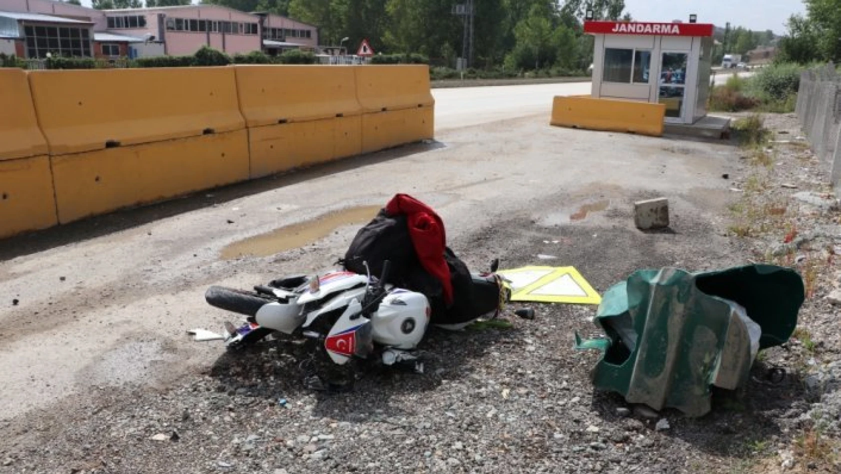 Kastamonu'da motosiklet kazası: 1 yaralı