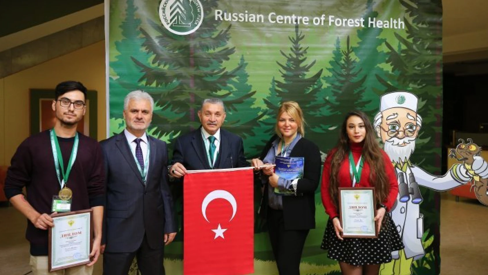 Türkiye'nin genç ormancıları Rusya'da