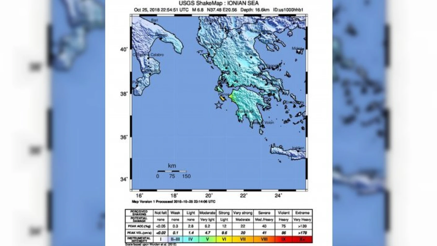 Yunanistan'da 6.8 büyüklüğünde deprem!