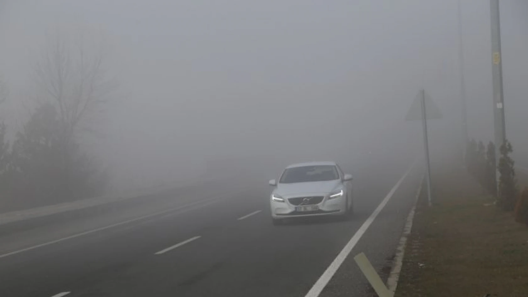 Kastamonu'da sis ulaşımı olumsuz etkiliyor!