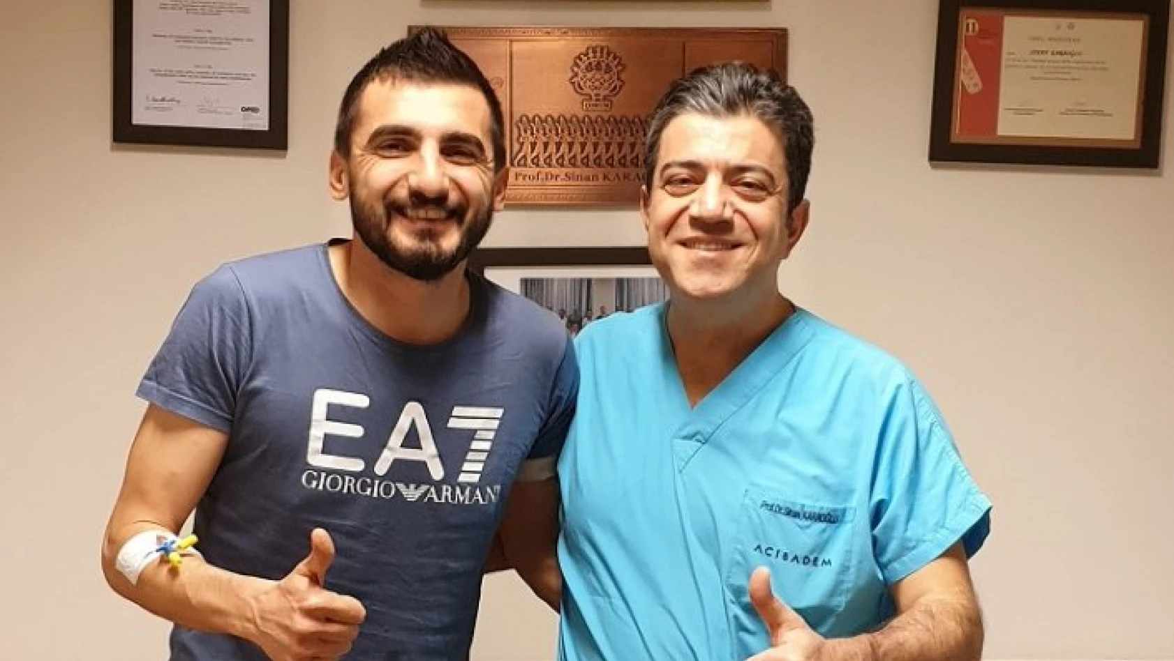 KSK'lı futbolcu Muharrem Ozan Cengiz ameliyat oldu