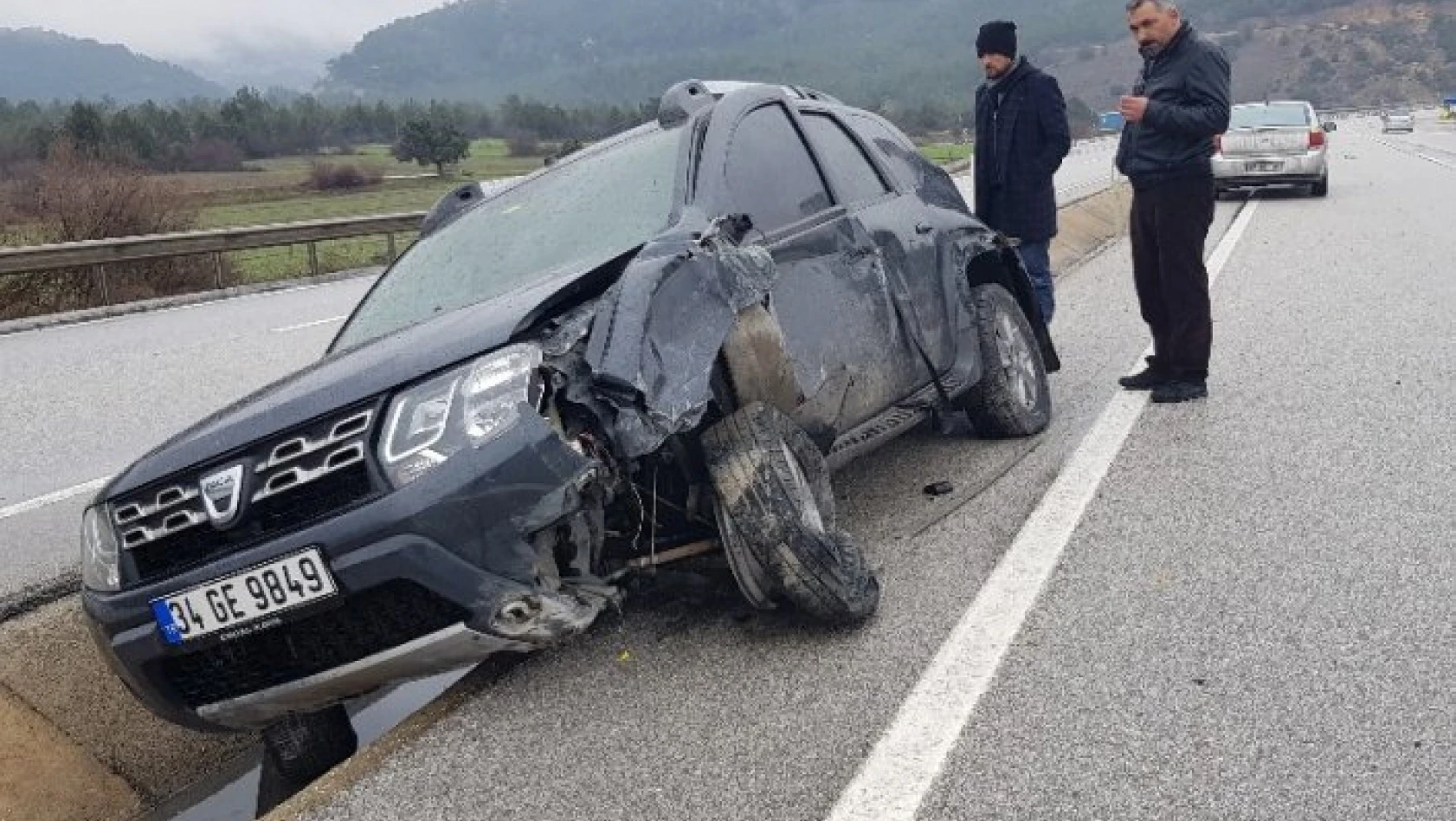 Tosya'da meydana gelen kazada 1 kişi hafif yaralandı