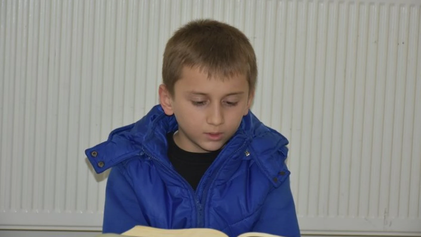 Tosya'da 10 yaşındaki bir öğrenci bir yılda hafız oldu