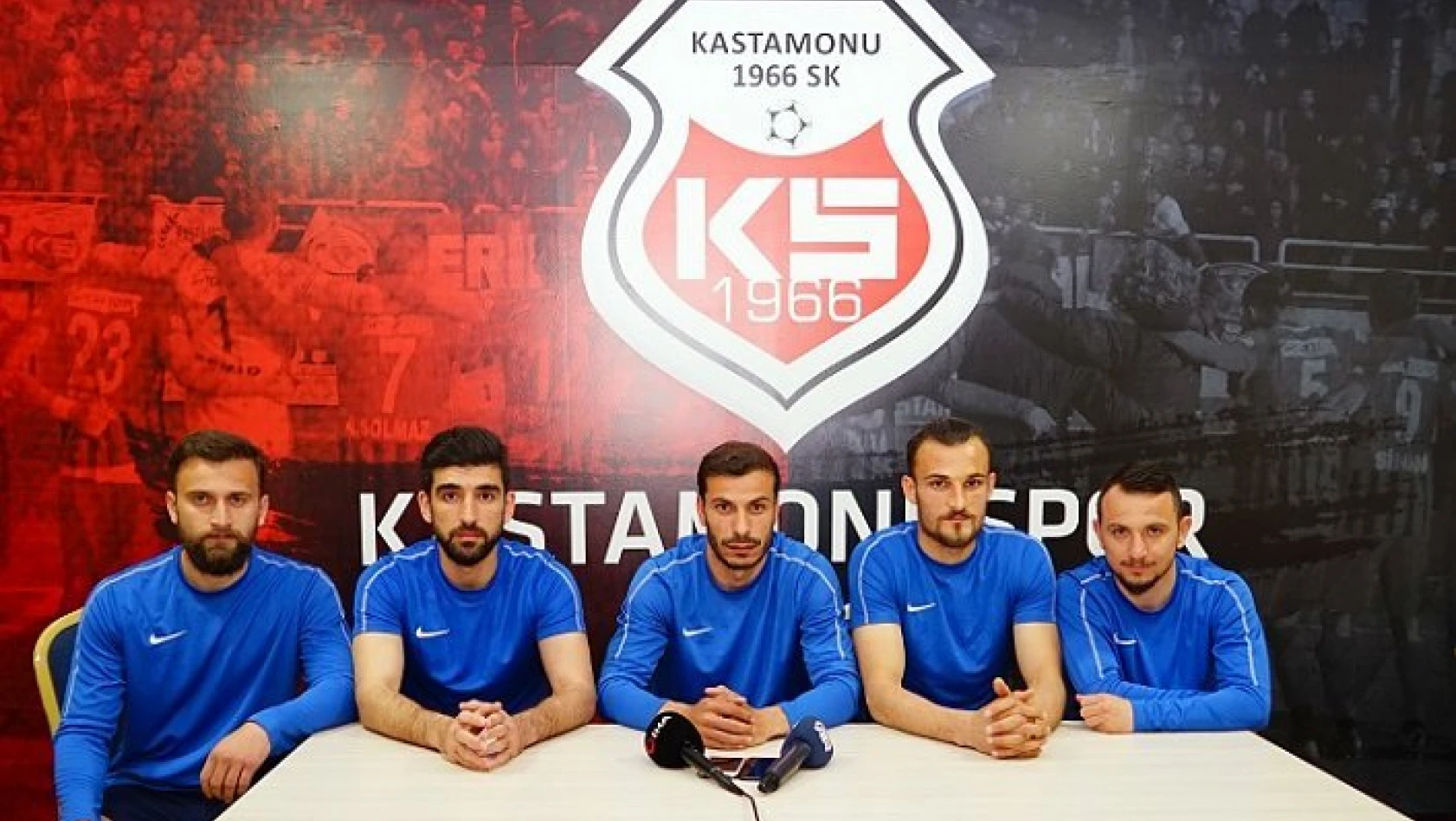 Kastamonusporlu futbolculardan takım için destek çağrısı!