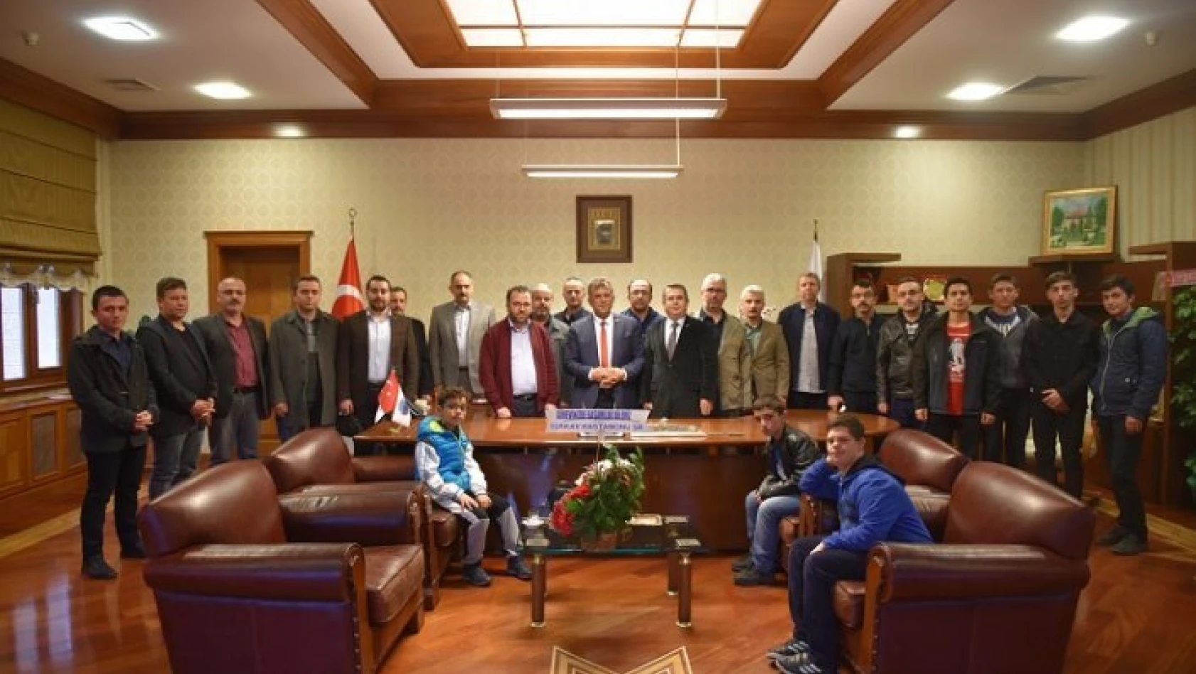 TÜRKAV'dan Başkan Çatal'a hayırlı olsun ziyareti