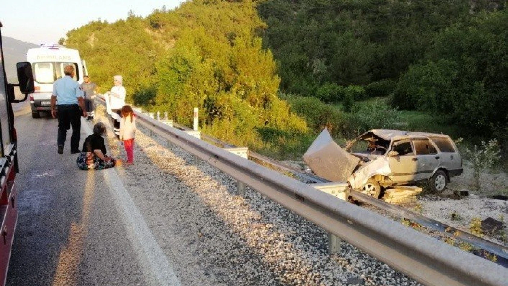 Kastamonu'da otomobil kazası: 1 ölü, 5 yaralı 