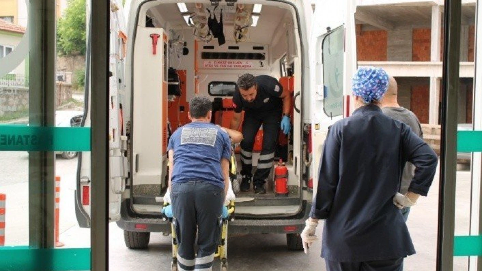 Tosya'da ağaçtan düşen kişi yaralandı