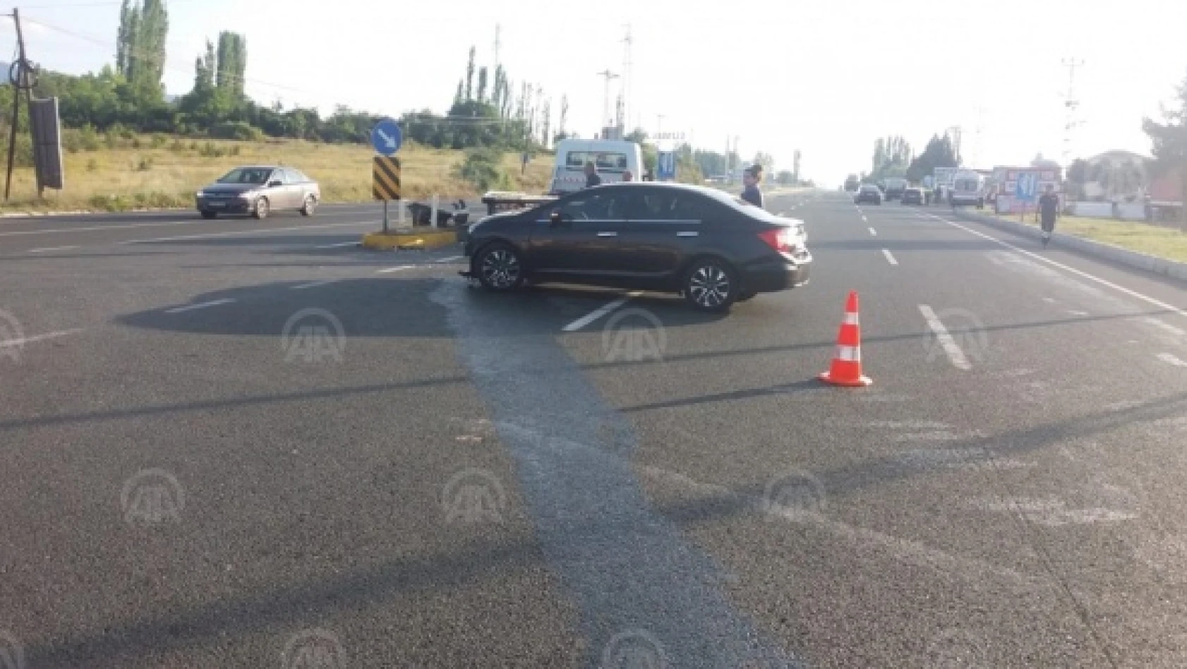 Kastamonu'da trafik kazası : 3 yaralı