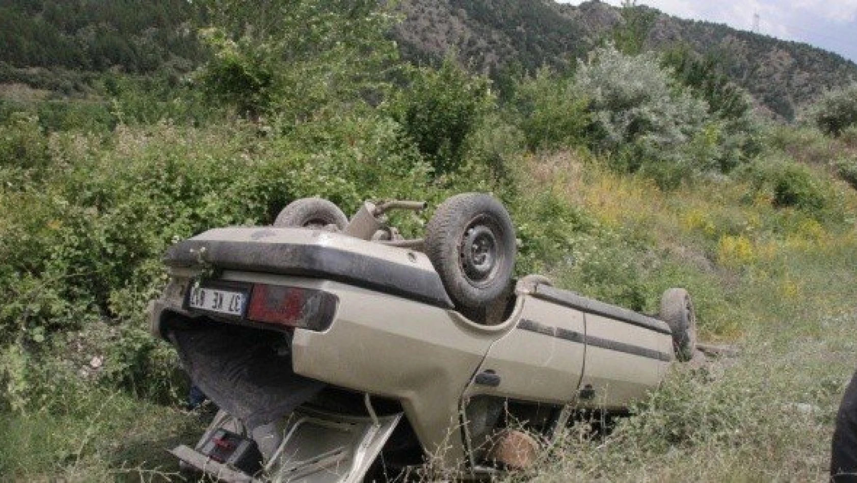 Kastamonu'da otomobil takla attı: 5 yaralı