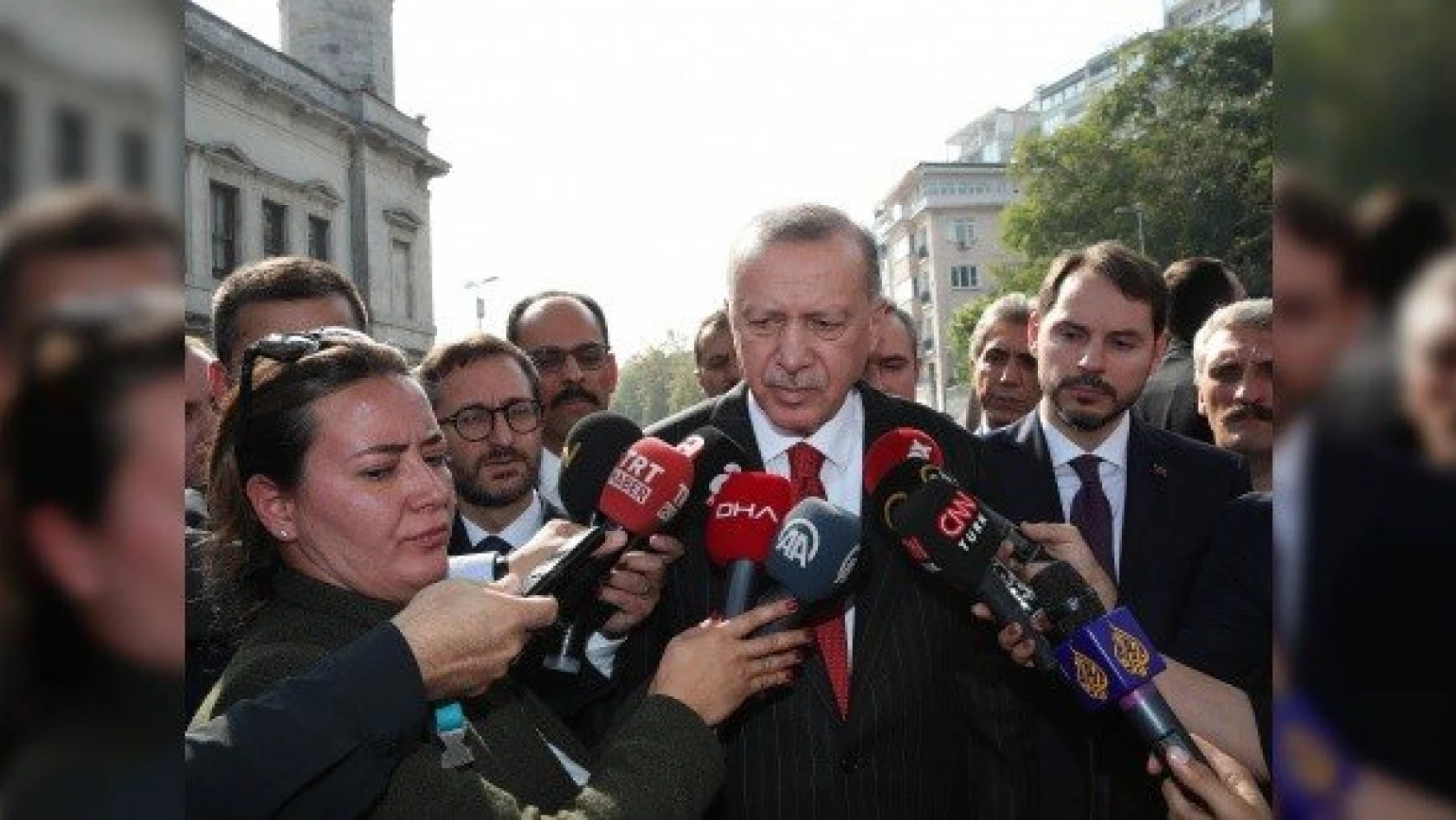 Cumhurbaşkanı Erdoğan &quotGüvenlik güçlerimiz alanı terk etmeyecek"