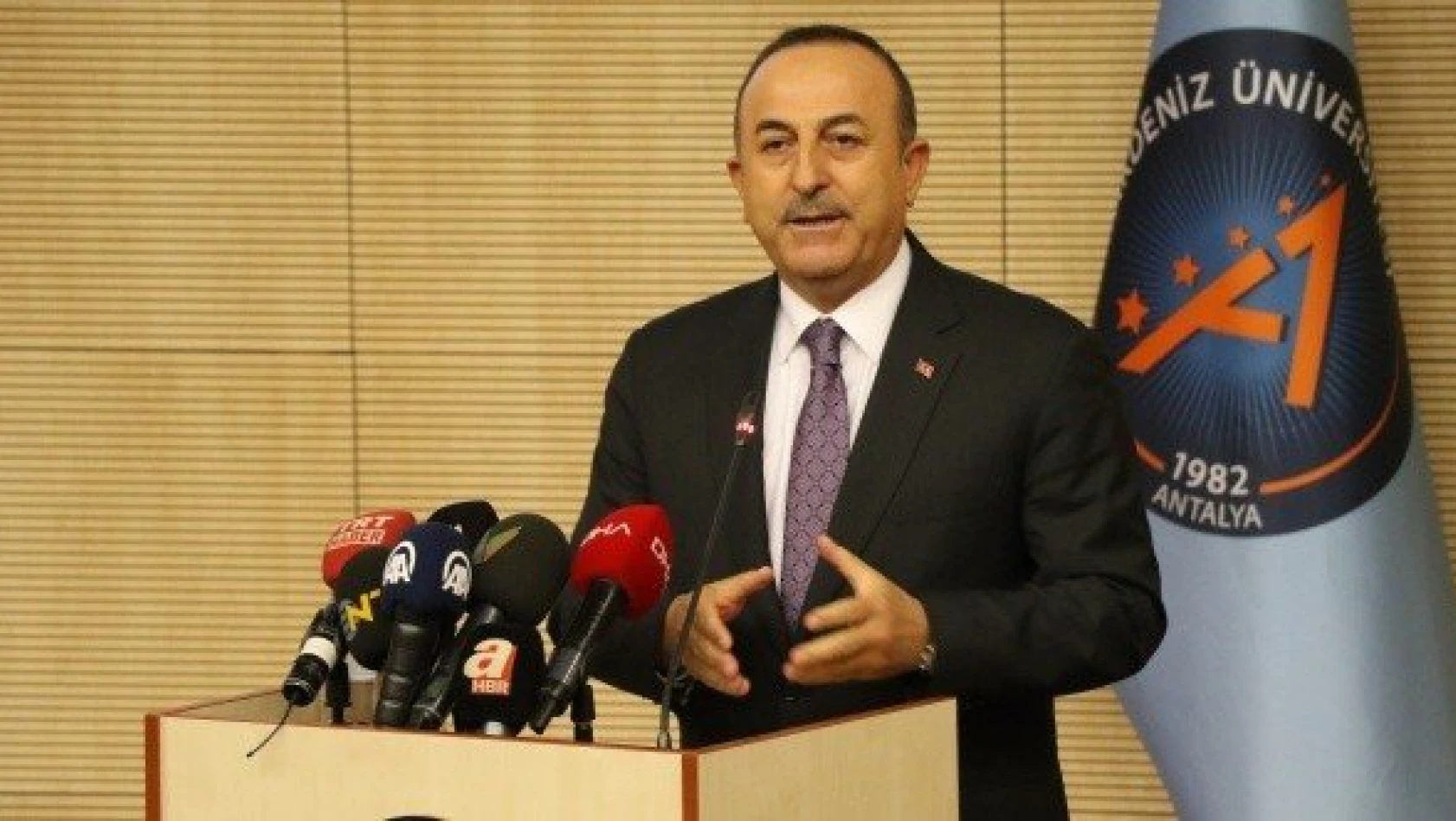 Çavuşoğlu &quotBurada bir terör devleti kurmak istiyorlardı"