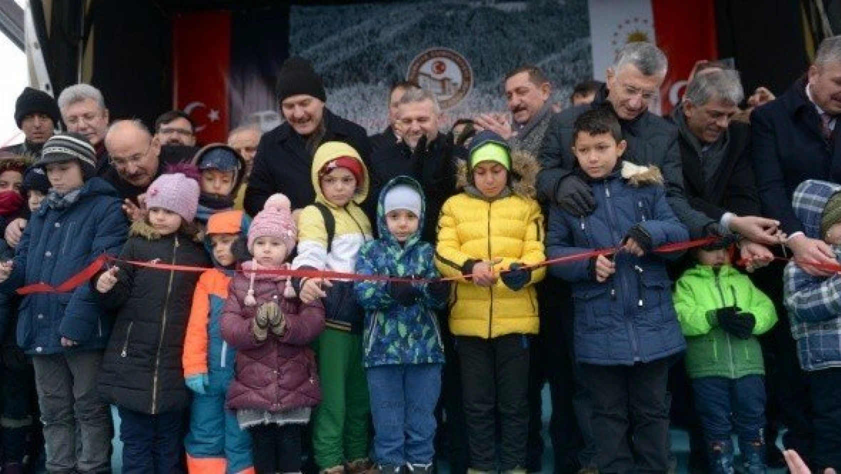 &quotBatı Karadeniz'in en uzun kayak pisti" açıldı