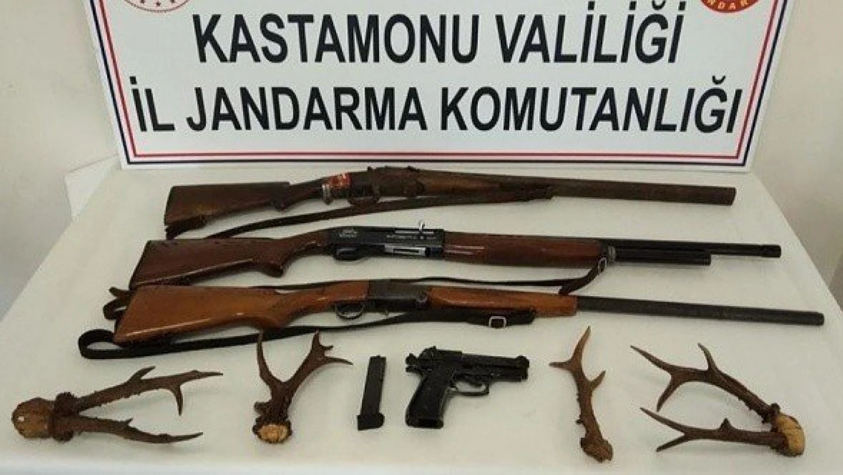 Kastamonu'da silah kaçakçılığı operasyonu