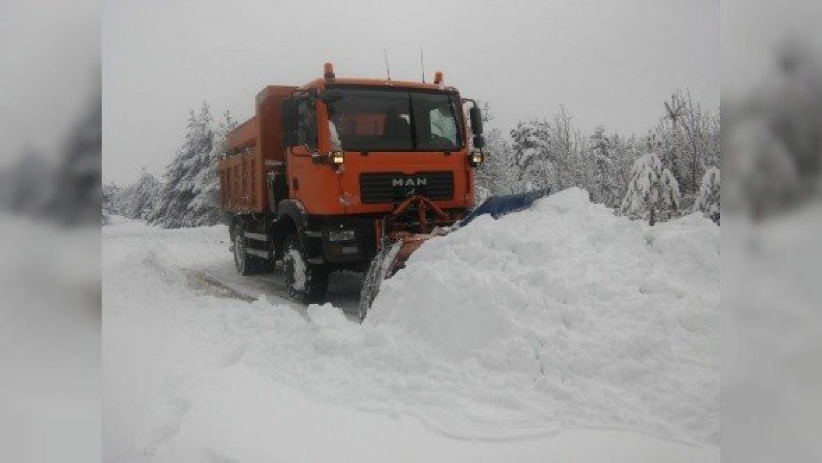 Kastamonu'da kar nedeniyle 45 köye ulaşım sağlanamıyor