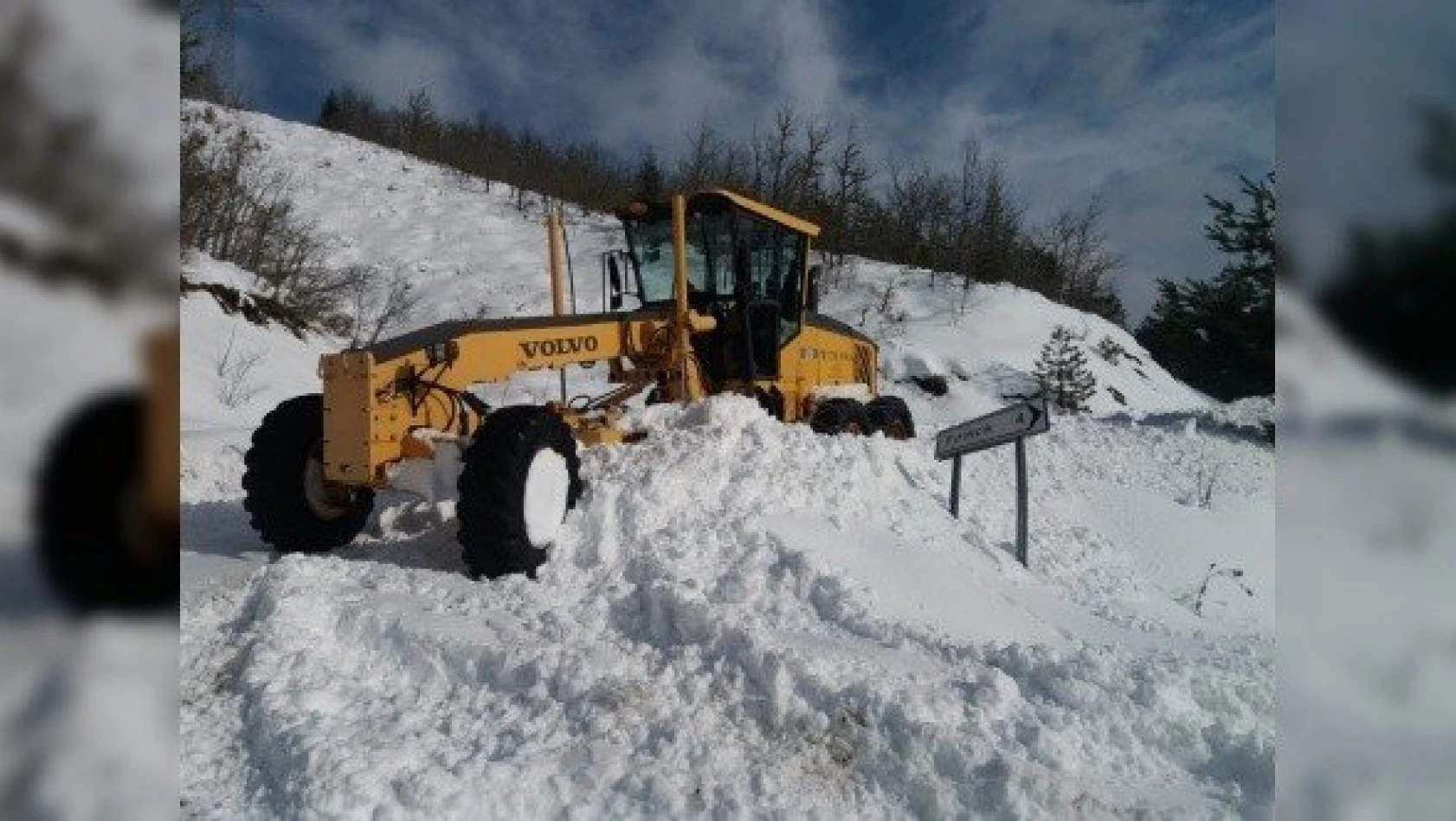 Kastamonu'da kar nedeniyle 67 köy yolu ulaşıma kapandı