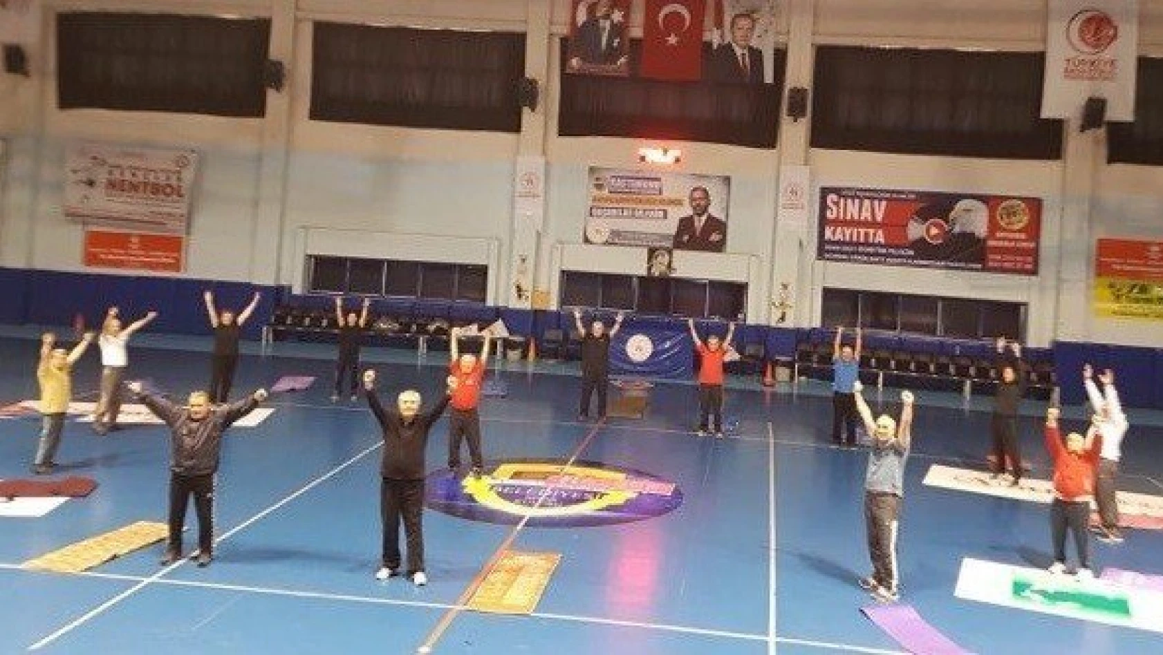 HİS'le spor Atatürk Spor Salonu'nda