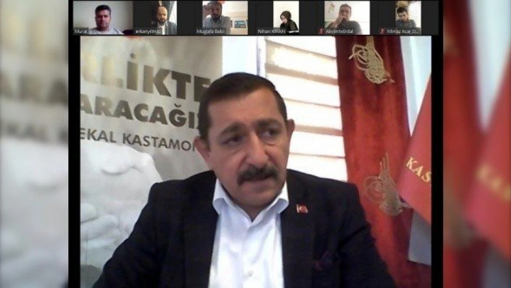 Başkan Vidinlioğlu, video konferansla basın toplantısı düzenledi