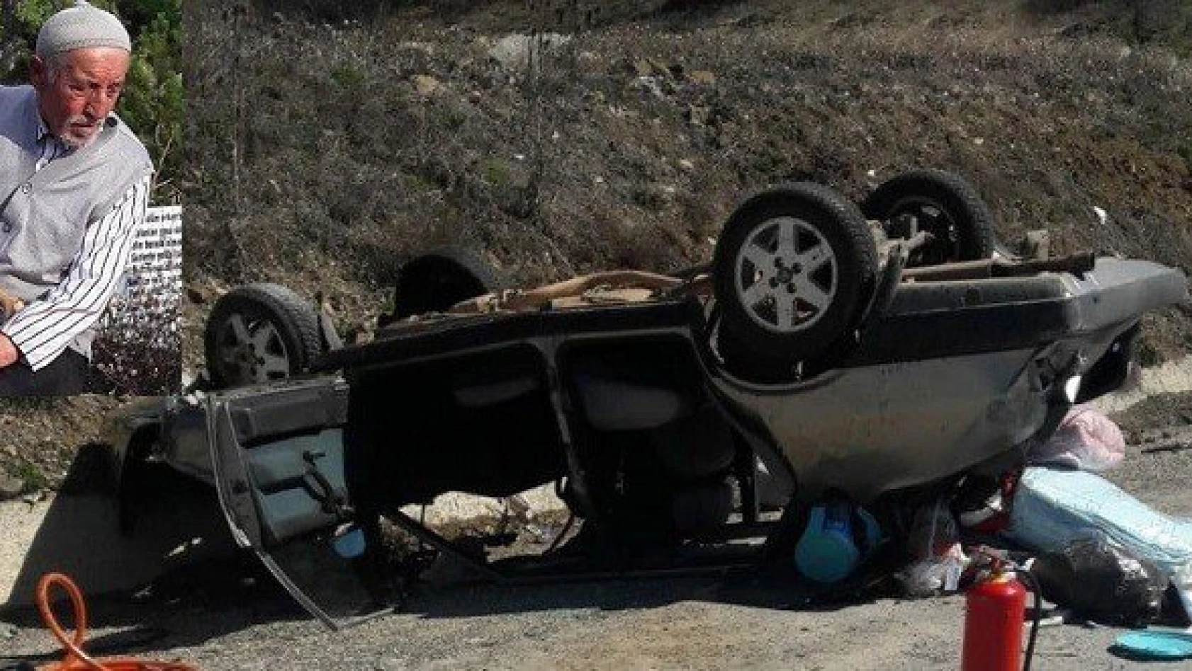 Kastamonu'da otomobil takla attı: 1 ölü, 1 yaralı