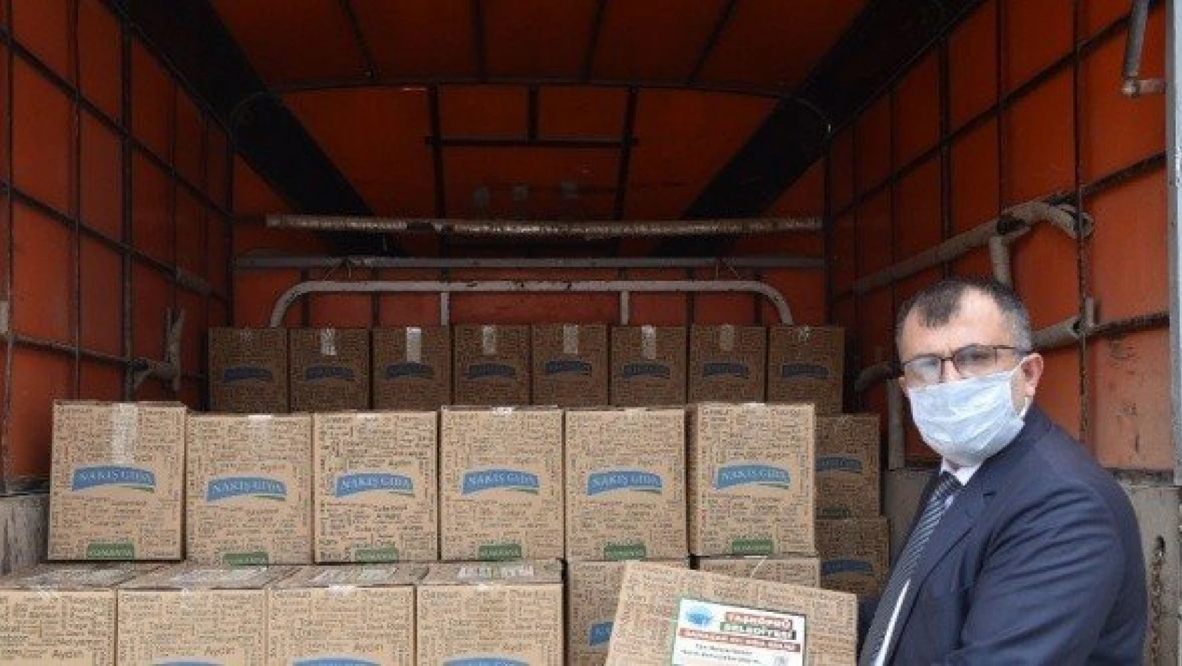 Taşköprü'de 1500 aileye gıda kolisi yardımı