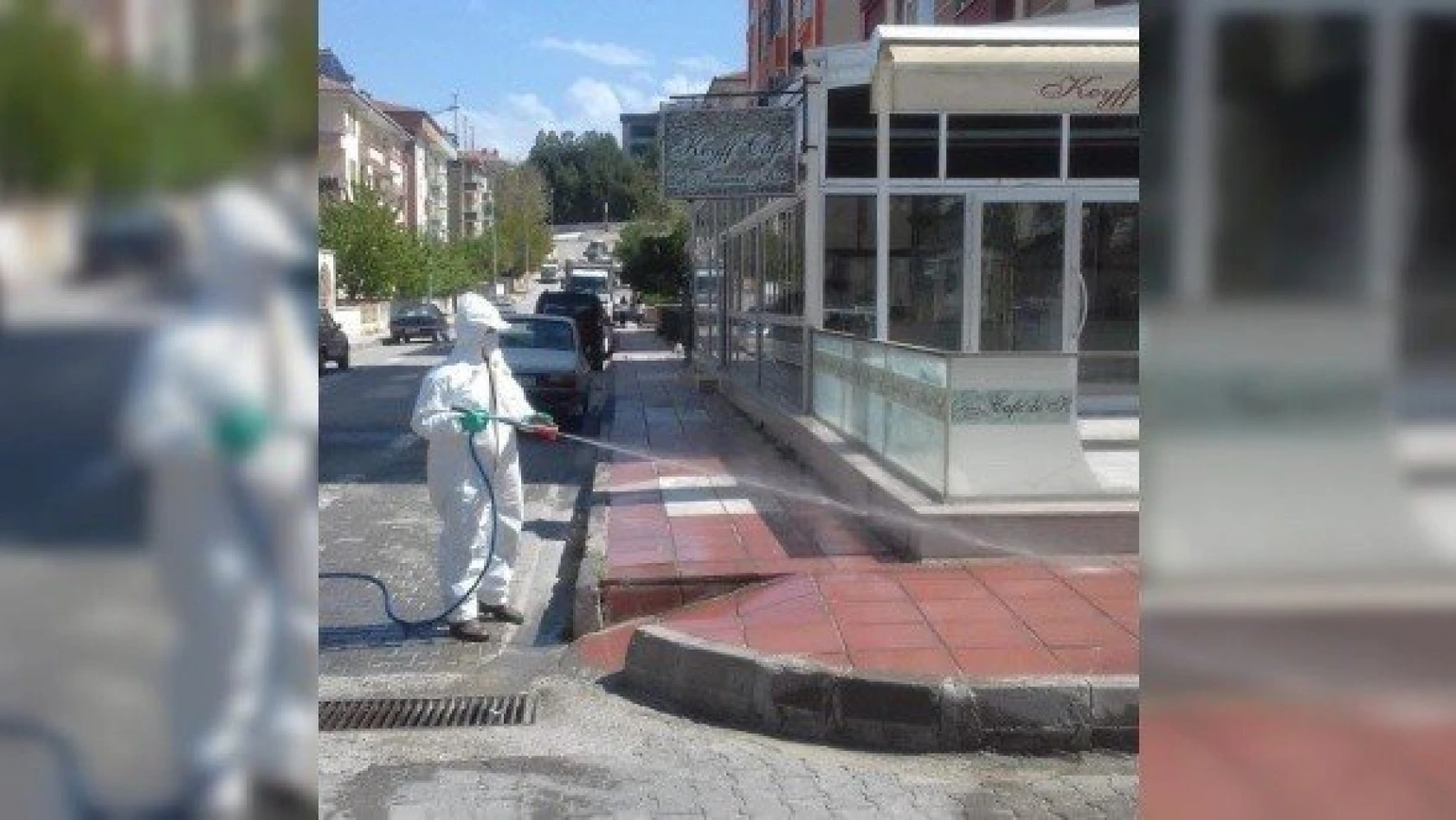 Taşköprü Belediyesi, dezenfekte çalışmalarını sürdürüyor