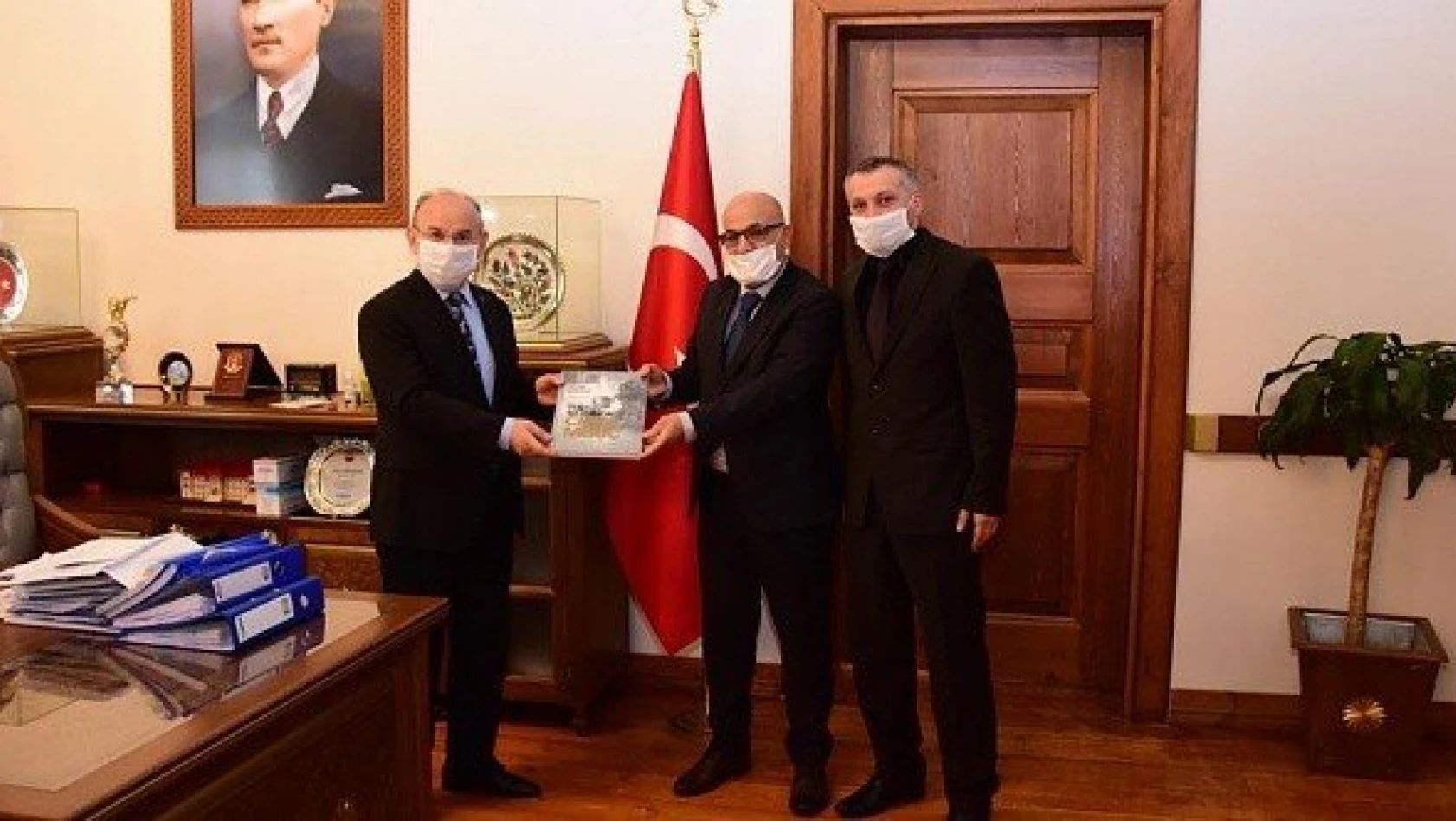 BİK Ankara Şube Müdürü Yürekli, Vali Karadeniz'i ziyaret etti