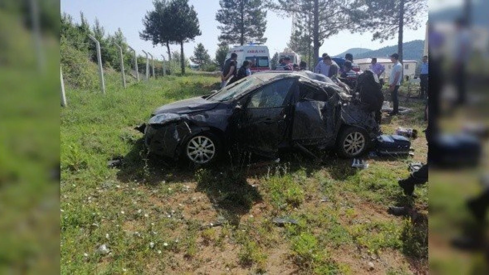 Kastamonu'daki otomobil kazasında 1'i çocuk 5 kişi yaralandı