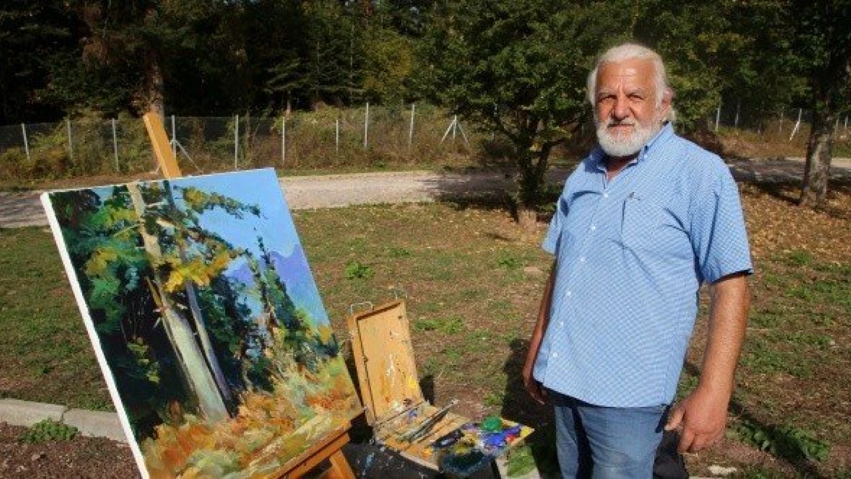 Azerbaycanlı ressamın en büyük hayali Karabağ'da sergi açmak