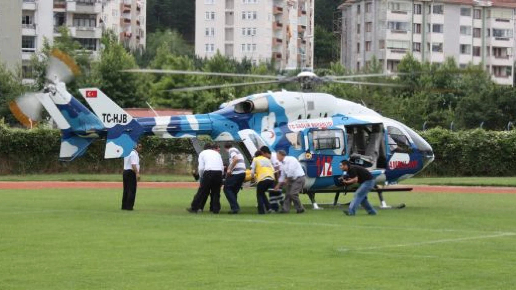 5 Ayda 15 Hasta Hava Ambulansıyla Sevkedildi