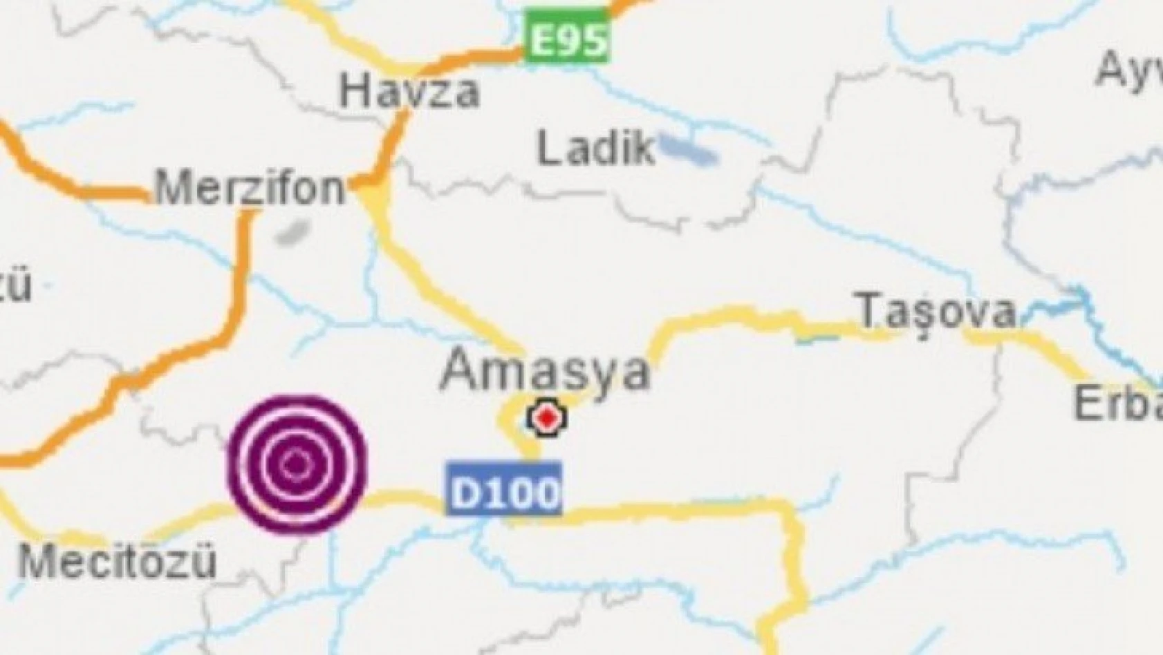 Amasya'da deprem: 3.3