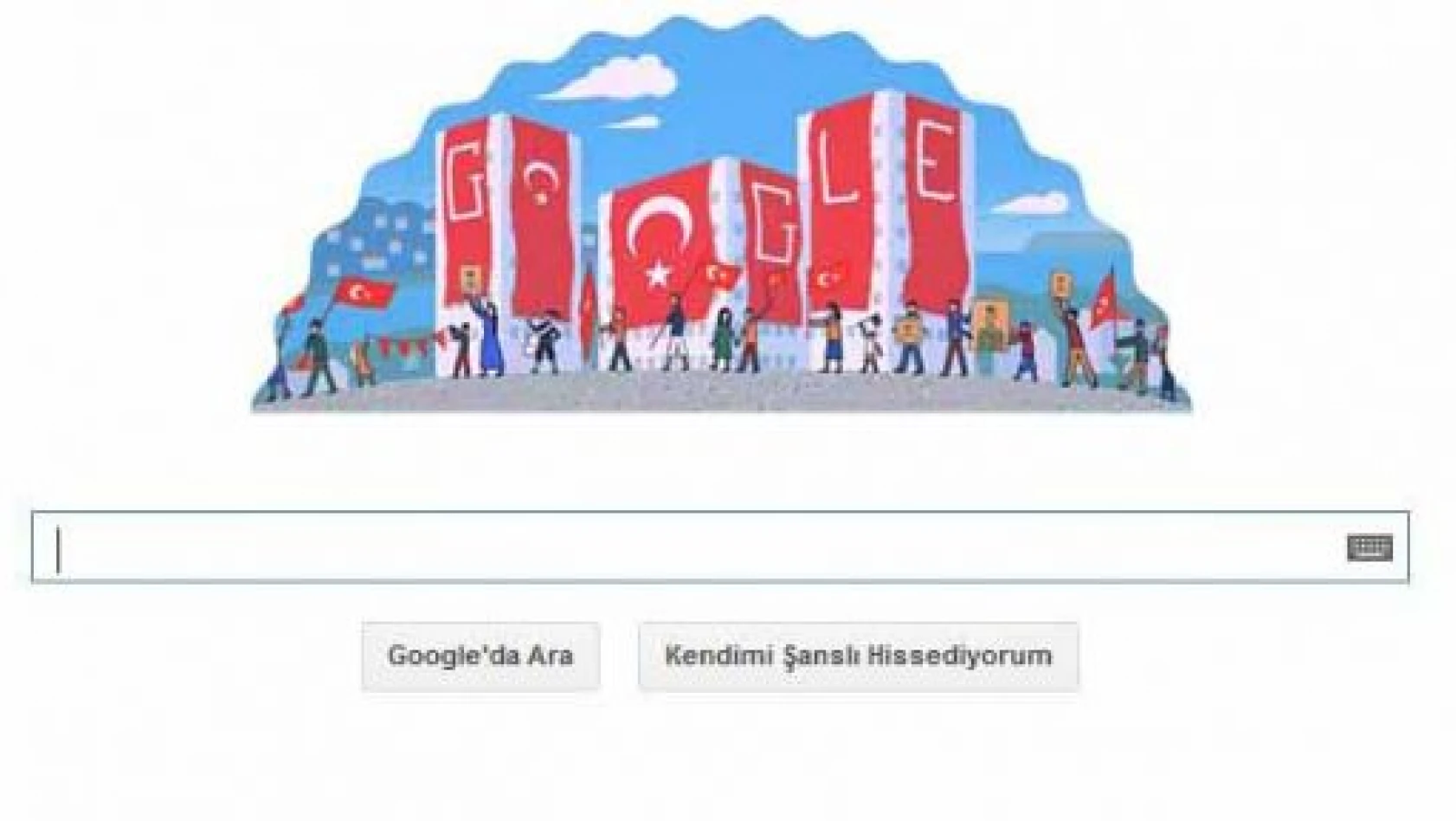 Arama motoru 'Google'den Cumhuriyet Bayramı jesti