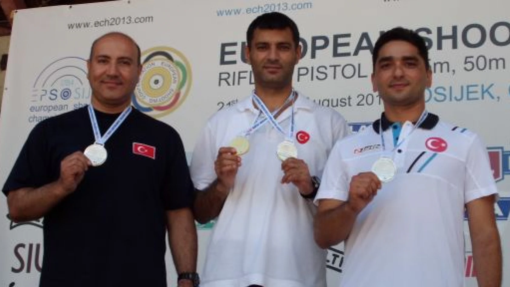 Avrupa'da atıcılıkta Türkiye, altın madalya kazandı