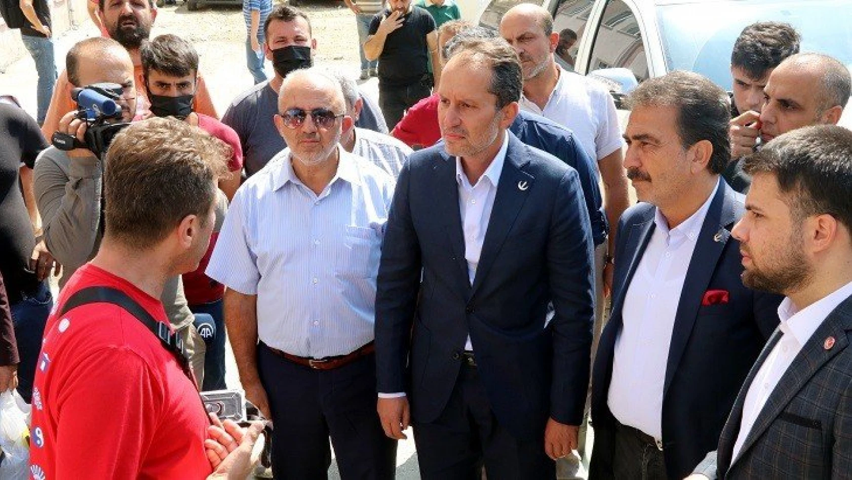 Başkan Erbakan, sel felaketinin yaşandığı Bozkurt'u ziyaret etti