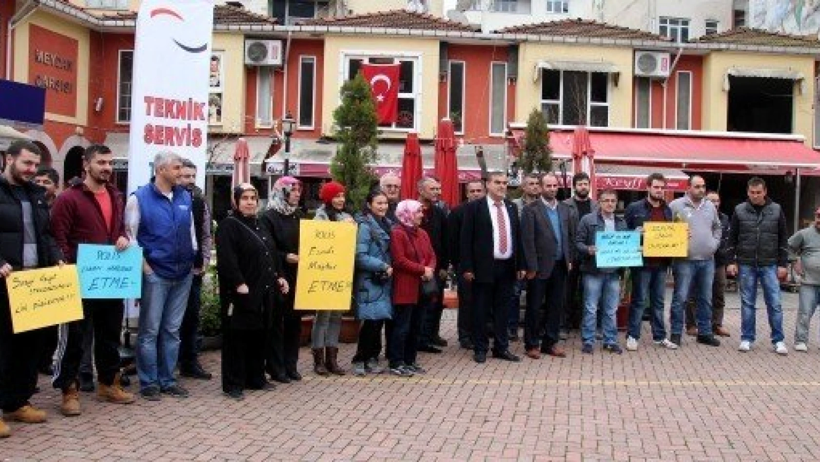 Bozkurt'ta Cezalar Protesto Edildi