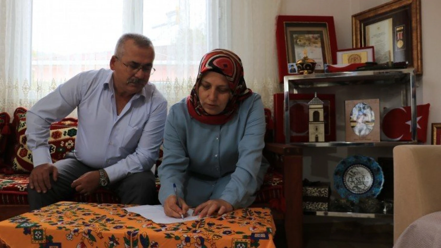 'Can Azerbaycan'a mektup' kampanyasına ilk mektup şehit ailesinden