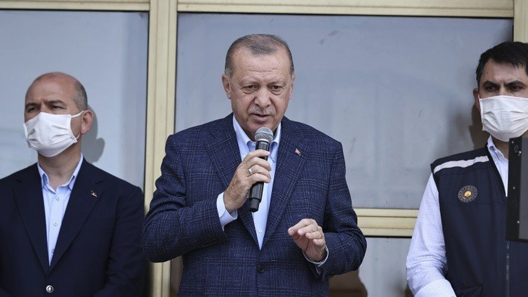 Cumhurbaşkanı Erdoğan, Bozkurt'ta halka hitap etti