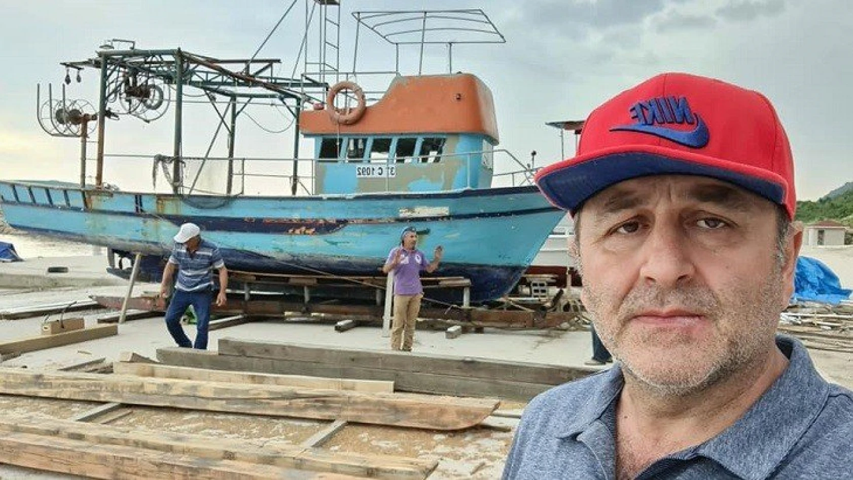 Denizkonak'ta balıkçı tekneleri için çekek yeri faaliyete geçirildi